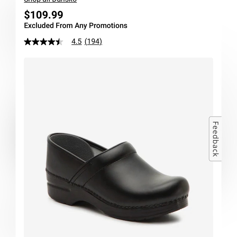 Dansko nubuck black leather clogs. Pre-loved with lots of wear left.